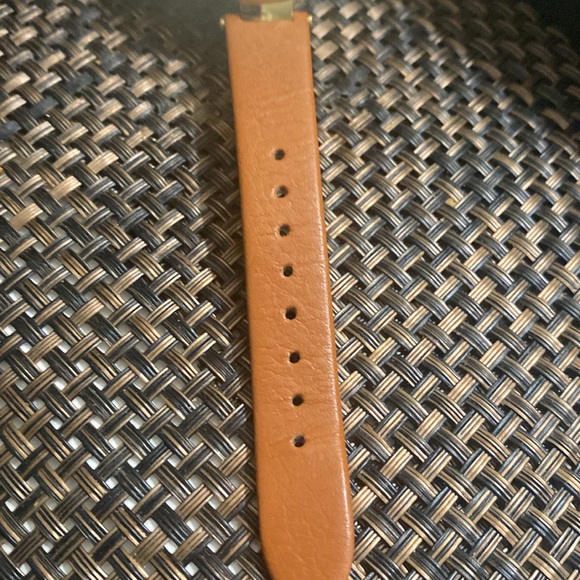 Kate spade gold with brown strap watch